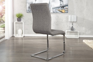 SET 4 SCAUNE DINING SAU BIROU GRI HAMPTON 22125 - DESIGN MODERN - Img 1