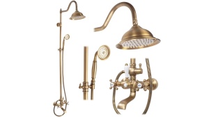 SET DE DUS REA BERGAMO, BRONZ ANTIC, DIN ALAMA, CALITATE SUPERIOARA