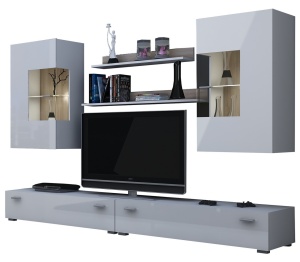 SET LIVING BERLIN DESIGN MODERN HIGH GLOSS - Img 2