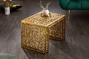 SET MASUTE DE CAFEA, ABSTRACT, DIN METAL, DESIGN MODERN - Img 2
