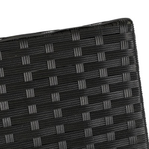 SET MOBILIER DE GRADINA/TERASA, MISSISSIPI, DIN METAL, TECHNORATAN, TEXTIL SI STICLA, CULOARE NEGRU/BEJ, ARTIM MEBLE - Img 8