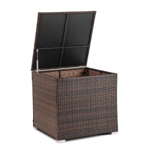 SET MOBILIER DE GRADINA/TERASA, NEGRO, ARTIM MEBLE, DIN TEHNORATAN, TEXTIL SI STICLA, CULOARE MARO/BEJ - Img 9