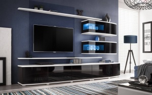 SET MODULAR LIVING SONIC, CU ILUMINARE LED, WS SC, STIL MODERN, ASM - Img 1
