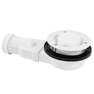 SIFON DE DUS WP-02, DIN POLIPROPILENA, ALB, CALITATE SUPERIOARA
