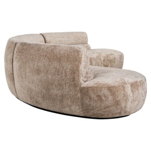 SOFA COLBY ROUND SHAPE, SHEEP NATURE, S5158 CONFECTIONAT DIN LEMN, PLACAJ, SPUMA SI 100% POLIESTER, RICHMOND INTERIOR - Img 2