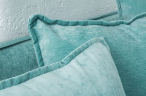 SOFA HEAVEN 210CM, COD 38943 TAPITERIE DIN CATIFEA AQUA, STIL MODERN - Img 3