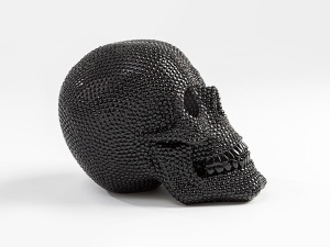 STATUETA DECORATIVA CALAVERA 824729, MICA, NEAGRA, DIN POLIRESINA, STIL MODERN, SCHULLER - Img 3