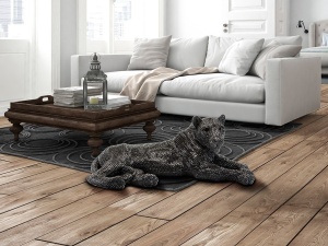 STATUETA DECORATIVA LEONA 946370, MARE, NEAGRA, DIN POLIRESINA, STIL MODERN, SCHULLER - Img 2