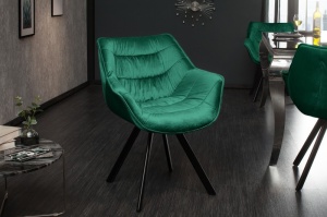 STOC 1BUC!!! SCAUN DINING SAU BIROU DUTCH COMFORT ERGONOMICE VERDE SMARALD 39475 DESIGN MODERN