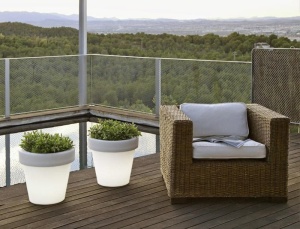 SUPORT GHIVECI ILUMINAT MAGNOLIA 90 C STIL MODERN B2 - Img 2