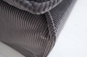 TABURET 100CM, TEXTIL FOARTE MOALE, GRI, MODEL DEOSEBIT, ARTIM GROUP SELECTION - Img 2