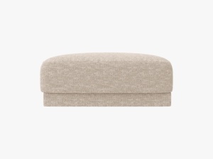 TABURET MILEY, BEJ, CU TAPITERIE DIN TEXTIL CHENILLE EDEN, MICADONI