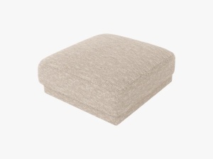 TABURET MILEY, BEJ, CU TAPITERIE DIN TEXTIL CHENILLE EDEN, MICADONI - Img 3