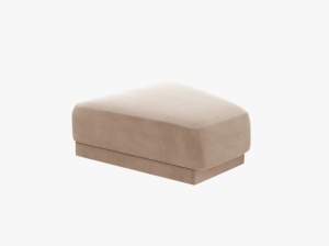 TABURET MILEY, CAPPUCCINO, CU TAPITERIE DIN CATIFEA BLUVEL, MICADONI