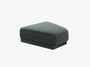 TABURET MILEY, VERDE BENZINA, CU TAPITERIE DIN TEXTIL CHENILLE HAGA, MICADONI