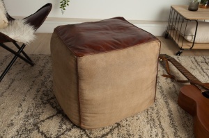 TABURET MUSTANG PIELE MARO 39525 DESIGN RETRO