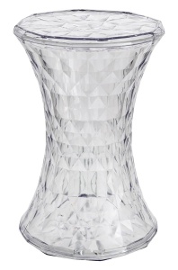 TABURET TRANSPARENT, CONFECTIONAT DIN POLIPROPILENA SOLO STIL MODERN