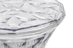 TABURET TRANSPARENT, CONFECTIONAT DIN POLIPROPILENA SOLO STIL MODERN - Img 3