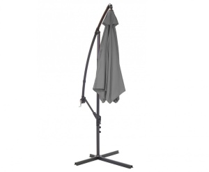 UMBRELA CU PICIOR GRI 280CM