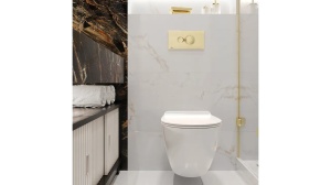 VAS DE TOALETA SUSPENDAT REA CARTER N2 RIMLESS, ALB, DIN CERAMICA, CALITATE SUPERIOARA - Img 5