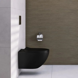 VAS WC SUSPENDAT, CALANI LOYD SLIM, NEGRU, CALITATE SUPERIOARA