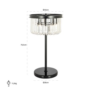 VEIOZA CYNTHA, LB-0173, CONFECTIONATA DIN METAL SI CRISTAL, STIL MODERN - Img 2