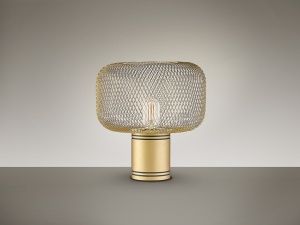 VEIOZA OSIRIS, 30 CM, AURIE, DIN METAL, STIL MODERN - Img 2