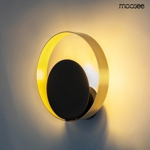 APLICA BAND AURIU/NEGRU, CONFECTIONATA DIN METAL, STIL MODERN - Img 3