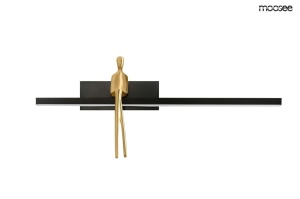 APLICA BOY NEAGRA, CONFECTIONATA DIN OTEL SI ALAMA, STIL MODERN