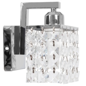 Aplica de perete metal cristal crom APP543-1W