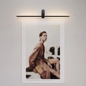 APLICA LED WALL LAMP APP583-1W, 12W, 92 cm, NEGRU, DIN METAL DE INALTA CALITATE, STIL MODERN, TU - Img 5