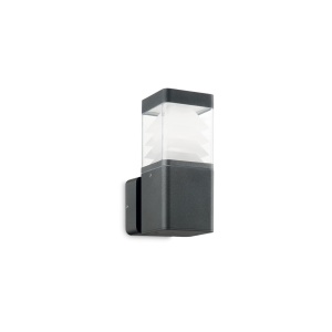 APLICA LYRA AP SQUARE 3000K, NEAGRA, DESIGN MODERN, IDEAL LUX