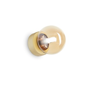 APLICA PERLAGE AP1, AMBER, DIN METAL, STIL MODERN