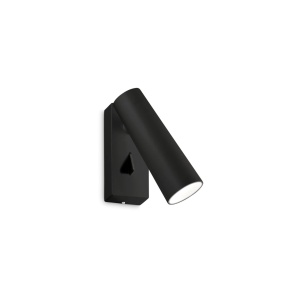 APLICA PIPE AP, NEGRU, DIN ALUMINIU, STIL MODERN