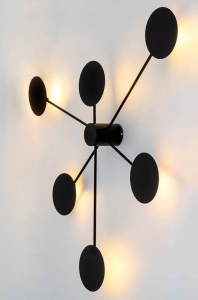 APLICA/PLAFONIERA SHADOW 6, DIN METAL, NEGRU, STIL MODERN INDUSTRIAL - Img 3