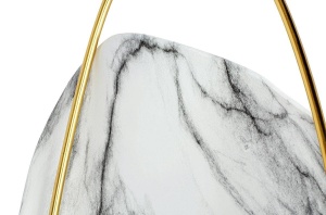 APLICA ROCK MARBLE, DIN RASINA SI METAL, ASPECT DE MARMURA SI AURIU, STIL MODERN - Img 5