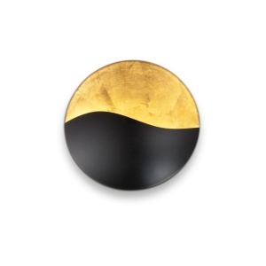 APLICA SUNRISE AP3, NEGRU/AURIU, DIN METAL, STIL MODERN