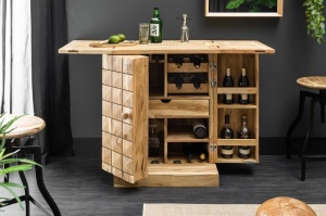 BAR MOSAICO 130CM, AKAZIE, DIN LEMN MASIV DE SALCAM, ARTIM GROUP COLLECTION