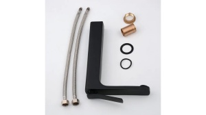 BATERIE LAVOAR REA SONIC, HIGH, NEGRU, DESIGN MODERN, CALITATE SUPERIOARA, REA - Img 5
