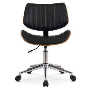 BESTSELLER! SCAUN DE BIROU ROTATIV, ARTIM MEBLE, REALIZAT DIN MATERIAL PIELE ECO, FURNIR, STIL MODERN - Img 2