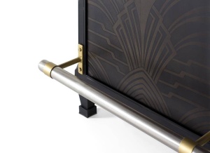 BUFET 173CM, CULOARE NEGRU/NATUR, DIN LEMN DE MANGO SI METAL, GINER Y COLOMER - Img 6
