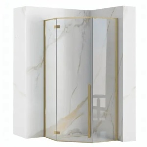 CABINA DE DUS DIAMOND 80X80, AURIU PERIAT, CU CADITA ALBA, CALITATE SUPERIOARA