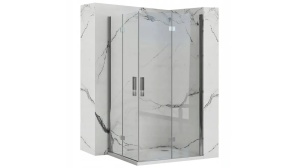 CABINA DE DUS REA MOLIER DOUBLE, PLIABILA, 80x80 CM, CROM, DIN STICLA, CALITATE SUPERIOARA