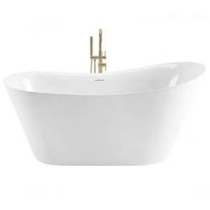 CADA ACRILICA FREESTANDING REA LUSSO SLIM 170, CU CAPAC DOP ALB, CALITATE SUPERIOARA - Img 2
