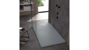 CADITA DE DUS REA MAGNUM, 100x80 CM, GRI, DIN COMPOZIT, CALITATE SUPERIOARA - Img 3