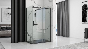 CADITA DE DUS, REA STONE, BLACK, 80x120, DESIGN MODERN, CALITATE SUPERIOARA, REA - Img 5