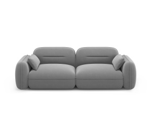 CANAPEA ELEGANTA 3 LOCURI, SYDNEY, GRI DESCHIS, MATERIAL CATIFEA, ARTIM GROUP SELECTION