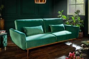 CANAPEA EXTENSIBILA 210CM, CATIFEA VERDE, STIL MODERN, ARTIM GROUP SELECTION