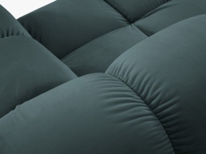 CANAPEA MODULARA BELLIS, 2 LOCURI, 188 CM, VERDE PETROL 87, TAPITERIE DIN CATIFEA, DESIGN DEOSEBIT - Img 7