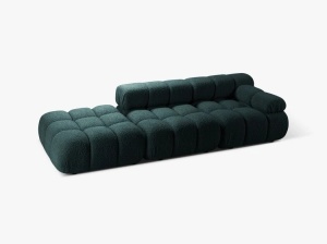 CANAPEA MODULARA BELLIS, PE STANGA, BENZINA, CU TAPITERIE DIN TEXTIL BOUCLE ROLF, MICADONI - Img 2